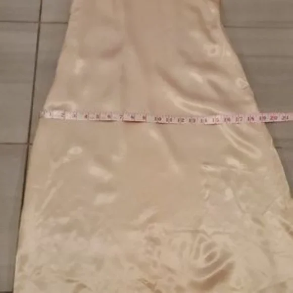 Vintage Satin Dress Long - Picture 8 of 11
